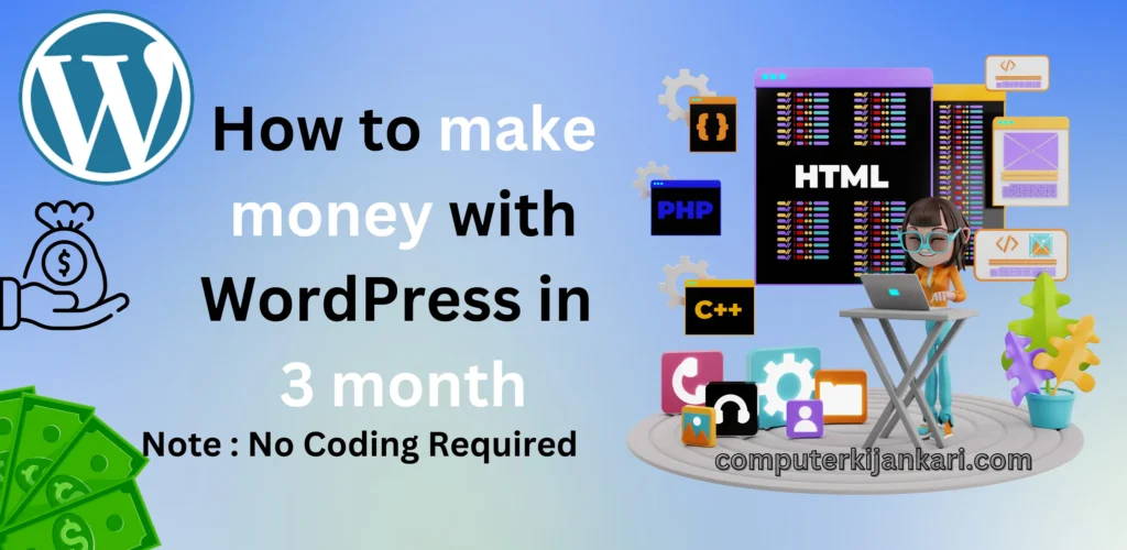 how to make money with wordpress