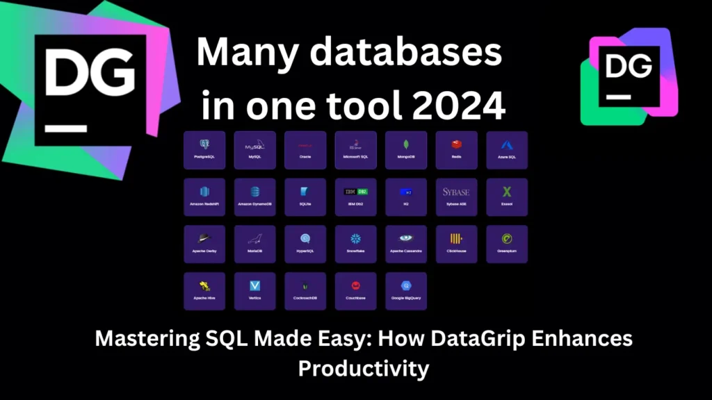 Screenshot showcasing DataGrip's user-friendly interface with code completion features and multi-database support.